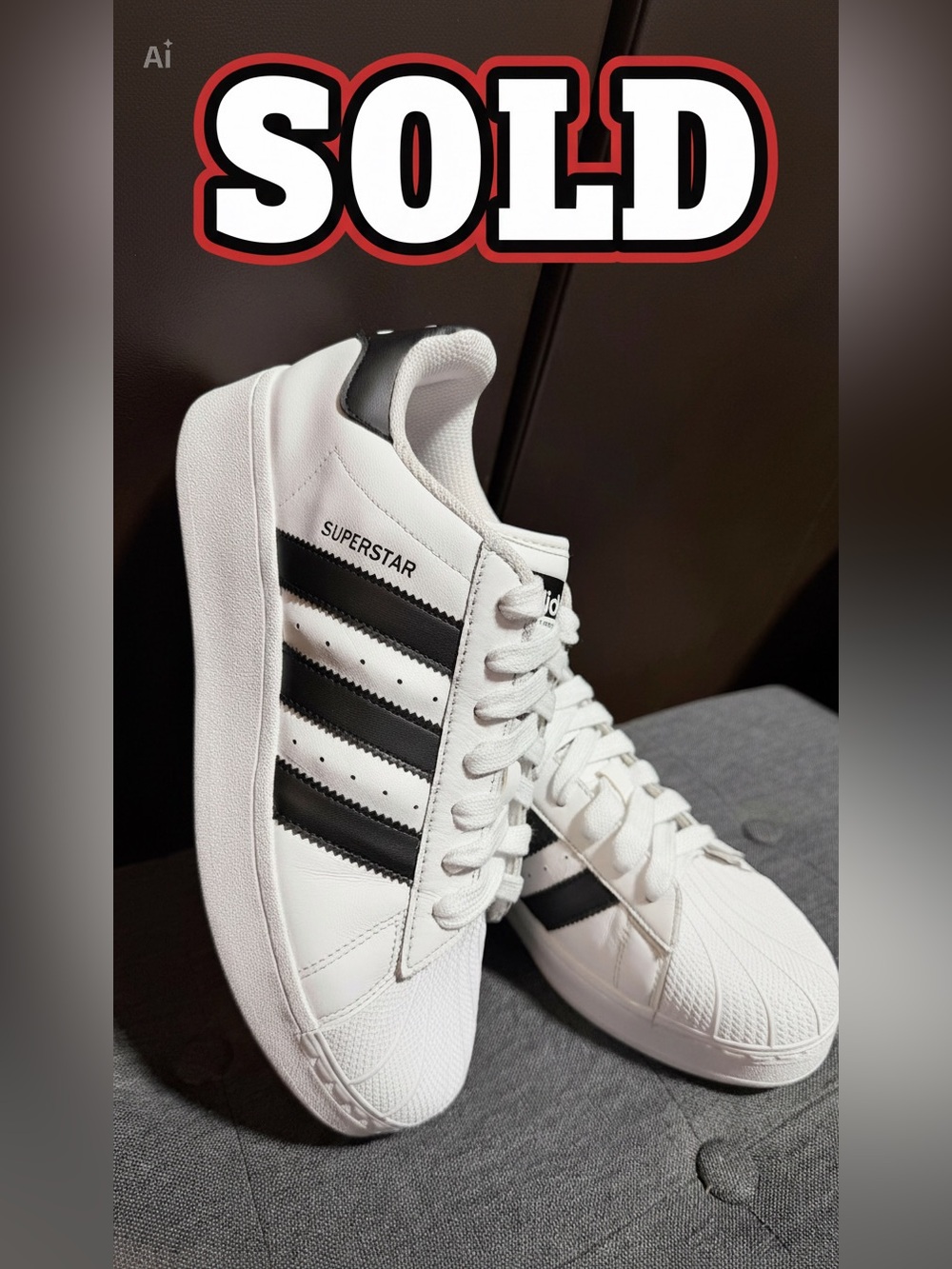 Adidas Superstar XLG women’s (size10)